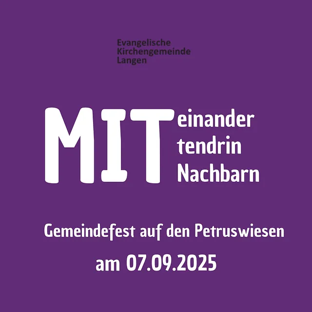 Gemeindefest auf den Petruswiesen am 07.09.2025